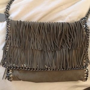 Stella McCartney Fringe Foldover bag